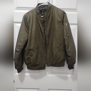Forever 21 Green Bomber Jacket